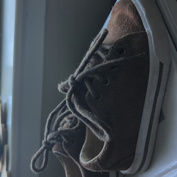 Janie and Jack Brown Suede Sneakers - Picture 5 of 6